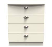 Albert 4 Drawer Chest (Ready Assembled) Ready Assembled 2 U Cream One Size