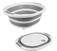 Albert Austin Collapsible Laundry Baskets And Buckets Foldable Washing Baskets Multi Purpose Space Saving Kitchen Baskets Outdoor Camping Picnic Fishing Fold Flat (Washing Up Bowl)