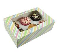Albert Austin Cupcake Box Sweet Gift Cardboard Christmas Cake Storage Cupcake Carrier (5 X 6)