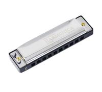 Albert Austin Harmonica Stainless Steel Adults Kids Harmonica for Beginners Students Professionals 10 Holes C Tuned Mouth Organ Musical Instrument for Folk Music Lovers Holiday Parties Birthdays