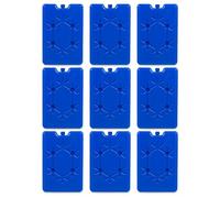 Albert Austin Home Freezer Blocks Mini Reusable Ice Blocks for Cool Bags Space Saving Freezer Packs Cooler Bag Ice Packs Non Toxic Kids Lunch Boxes Outdoor Travel Camping Picnic (Pack of 9)