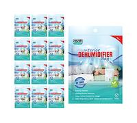 Albert Austin Interior Dehumidifier | Mould Mildew Remover | Damp And Condensation Absorber | Prevents Bad Odours | Ideal For Home Office Garage Bathroom Shoe Rack And Wardrobe (Pack of 12)
