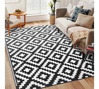 Albert Austin Large Outdoor Rug 150 x 250cm for Patio - UV Resistant Reversible Foldable Plastic Straw Waterproof Mat - Anti-Slip and Easy to Clean for Beach, Deck, Picnic