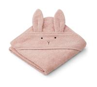 Albert bath cape in organic cotton Rabbit rose one size