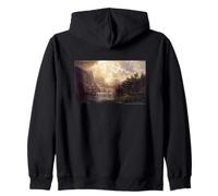 Albert Bierstadt Among the Sierra Nevada, California Zip Hoodie