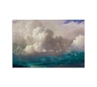 Albert Bierstadt - Storm Clouds-1 Painting On Canvas Wall Art Scroll Picture Print Living Room Walls Decor Homes 08x12inch