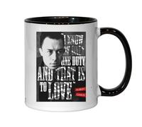 Albert Camus I Know Of Only One Duty And That Is To Love Ceramic Tea Coffee Mug Black