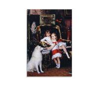 Albert Edelfelt Paintings Wall Art Poster Prints Children of Emperor Alexander III of Russia Cool Artworks Painting Wall Art Canvas Prints Hanging Picture Home Decors Gift Idea 16x24inch(40x60cm)