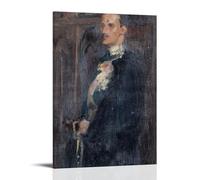 Albert Edelfelt Wall Art Prints Paintings Poster Skecth for The Portrait of Prince Carl (1890 - 1895)#2 Canvas Wall Art Prints Photo Picture Paintings Room Decor Home Decorative Frame 20x30inch(50x75