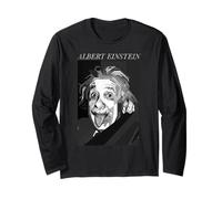 Albert Einstein Logic Quote Front Back Long Sleeve T-Shirt
