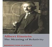 Albert Einstein The Meaning of Relativity Hardcover Book in White Albert Einstein White