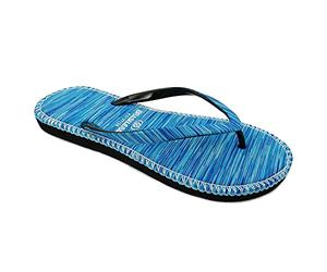 Albert & Javier Colina Sanz - BRASILERAS Women's Slip-Resistant Sandals-Hip Marbled-Comfortable Beach/Pool/Urban Shoes - Blue - 7-8 UK