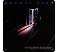 Albert King - I'm in a Phone Booth Baby Vintage Metal Square Tin Sign Movie 12x12 Inch Funny plaques Coffee Club Pub Man Cave Bar Cafe Garage Kitchen Wall Retro Art Decor rectangle sign Gift for