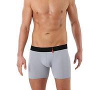 ALBERT KREUZ Men's Boxer Brief Made of Soft and Breathable Microfibre, Light Grey S