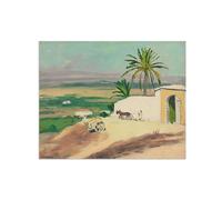 Albert Marquet Famous Picture. Print on Canvas. Old Buildings. Wall Art Painting Reproductions for Living Room Bedroom Home Decor 63x50cm Unframed