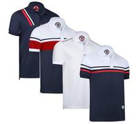Albert Morris Men's Performance Polo Shirt - Moisture-Wicking, UV Protection, Quick-Dry Fabric, 4-Pack Sizes L