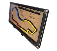 Albert Park (Australia) Formula 1 Race Track Circuit Layout Display.