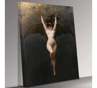 Albert Penot the bat woman Canvas Wall Art Picture Print Ready To Hang Stretched Over A Frame - 30 x 20 inch / 76 x 51 cm