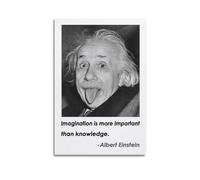 Albert Physicist Einstein Canvas Poster Bedroom Decor Landscape Office Room Decor Gift 12x18inch(30x45cm)