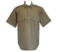 Albert Prendergast Traditional Boy Scout Khaki Short Sleeve Shirt (18.5")
