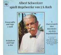 Albert Schweitzer Spielt Bach [Vinyl LP]