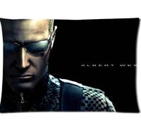 Albert Wesker Resident Evil Pillowcases Custom Pillow Case Cushion Cover 20 X 30 Inch Two Sides