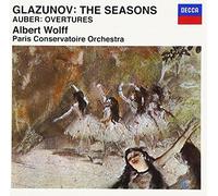 Albert Wolff / Paris Conservatory Orchestra - Glaznov: Les Saisons, Auber: Overtures [Japan CD] UCCD-7234
