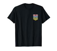 Alberta Crest Canadian Flag Edmonton Calgary T-Shirt