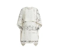Alberta Ferretti cape-detail printed mini dress - Neutrals 36-38-40-42-44