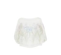 Alberta Ferretti floral silk top - White S-M-L