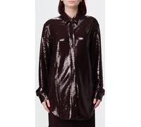 ALBERTA FERRETTI Long-Sleeved All-Over Sequin Shirt - Size: 42 - female