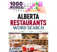 Alberta Restaurants Word Search: Large Print