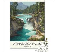 Alberta Travel Pster 1000-piece puzzle for adults | fun activity to enjoy with the family during the spring break at home without needing to go out to enjoy at home50x75cm