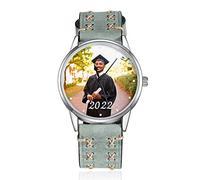 ALBERTBAND Personalized Photo Wrist Watches Engrave Watches with Your Message Graduation Gift for Her Him Daughter Son BFF Graduate College Middle High School Master Students (#3)