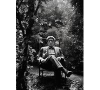 Alberto Giacometti sitting in the garden | Poster | Wall Art | Home Decor |