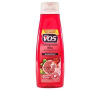 Alberto VO5 Pomegranate Bliss Moisturizing Shampoo - Hydrating Shampoo with Grape Seed Extract - Pomegranate Scent - Five Oils and Vitamins - 443 ml