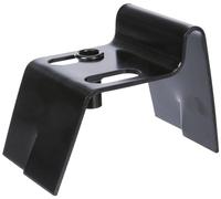 Alberts 137458 Gate Stop | for Setting in Concrete, with Drop Bolt Guide | Black | 100 mm