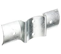 Alberts 202811 Fence bolt fitting | hot-dip galvanised | for posts and palisades Ø100 mm | 70 x 200 mm