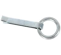 Alberts 204600 Fixing Ring | galvanised Blue | for Bricking in | 170 mm x Ø65 mm