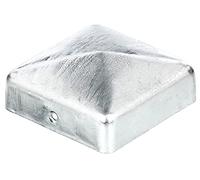 Alberts 205805 Post Cap for Timber Posts | Flat Shape | hot-dip galvanised | 70 x 70 mm