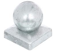 Alberts 20586 7 205867 Cap for Wooden Posts | with Ball Head | Hot-Dip Galvanised | 90 x 90 mm 90/90 mm