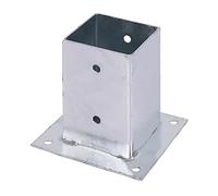 Alberts 211639 Screw-on Sleeve | for Round or Square Timber Posts | hot-dip galvanised | 91 x 91 mm