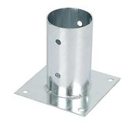 GAH-Alberts Screw-On Sleeve for Circular Wooden Posts Hot-Dip Galvanised Ø81 mm