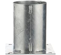 Alberts 211707 Screw-on Sleeve | for Round or Square Timber Posts | hot-dip galvanised | Ø 101 mm