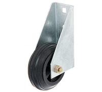 Alberts 214364 Gate Roller | for Heavy Gates, Screw-On | Hot-Dip Galvanised | Diameter 80 mm