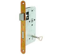 Alberts 215200 Mortice Lock | Especially for Frame Gates - with or Without Strike Plate | Galvanised | Backset 55 mm