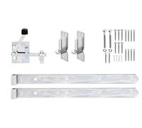 Alberts 216511 Assortment of Fittings | for Rustic Fence Double and Single Gates | electrogalvanised, Thick-Layer-passivated