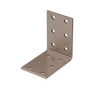 Alberts 300487 DURAVIS Perforated Plate Angle, Pearl Beige, 60 x 60 x 40 mm