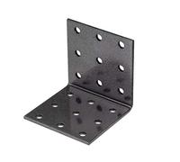Alberts 301811 DURAVIS Perforated Plate Angle, Black Diamond, 60 x 60 x 60 mm