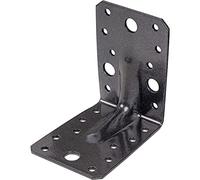 Alberts 301873 Duravis® Heavy Duty Angle Connector with Beading Black Diamond Duplex Coated Size 90 x 90 x 65 mm